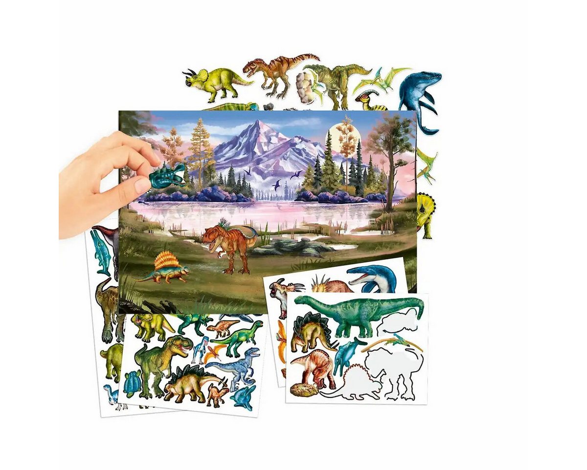 Dino World Stickerbuch DINO World Stickerbuch mit Puffy Stickern Bild 5
