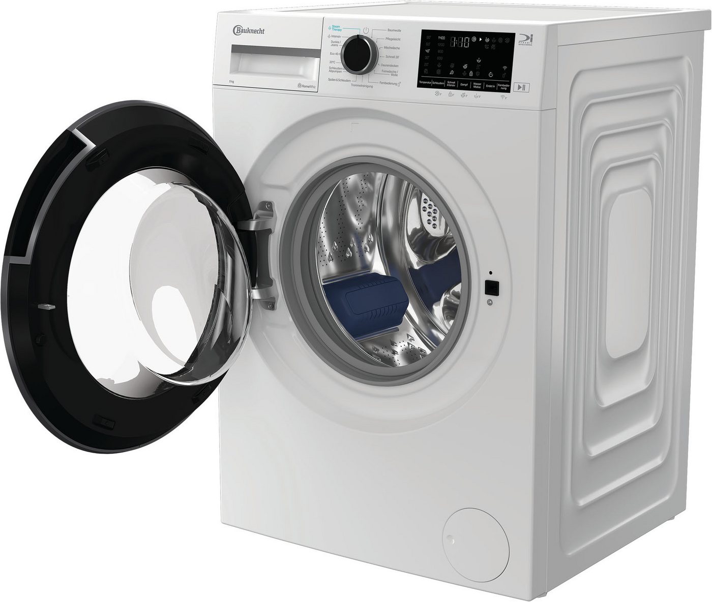 BAUKNECHT Waschmaschine B W 9A30 BS, 9 kg, 1400 U/min, Adaptive Wash – Intelligente Anpassung für perfekte Waschergebnisse