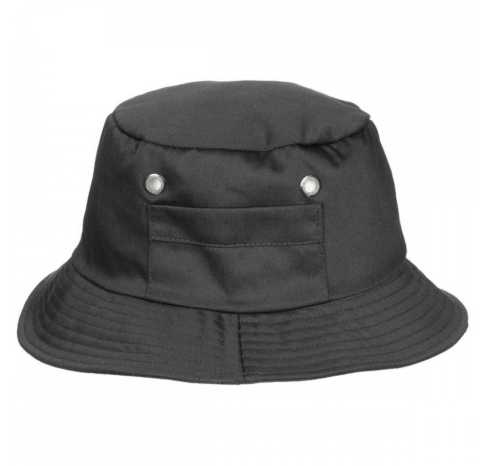 MFH Fischerhut Schlapphut (Fischermütze), kleine Seitentasche, schwarz - 57 Einschubtasche links Bild 3
