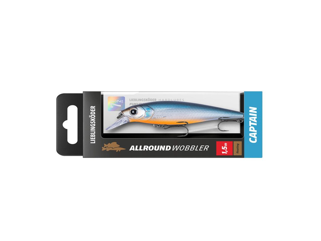 Lieblingsköder Kunstköder Allroundwobbler Set - Lieblingsköder - 3 er Set - Klares Wasser, (Klares Wasser, 3-St. Allroundwobbler), Effektiver Lauf, Exzellente Verarbeitung