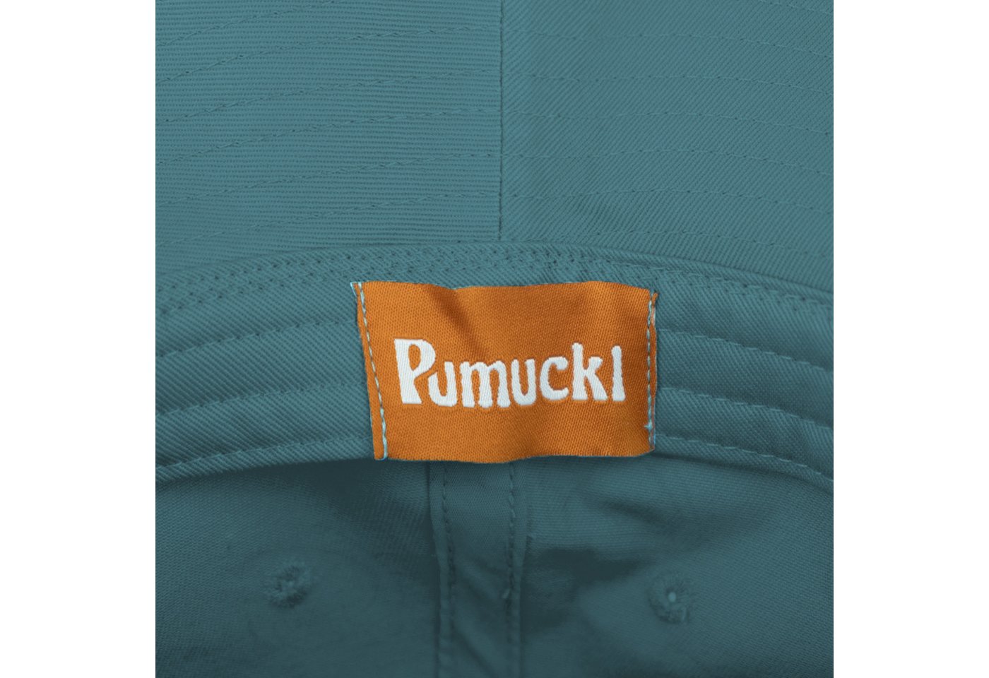 Bavarian Caps Fischerhut Bavarian Caps Bucket Hat "Pumuckl surft" - ozeanblau one size (Anglerhut, Bucket Hat, Fischerhut, Anglerhut) Allover-Print