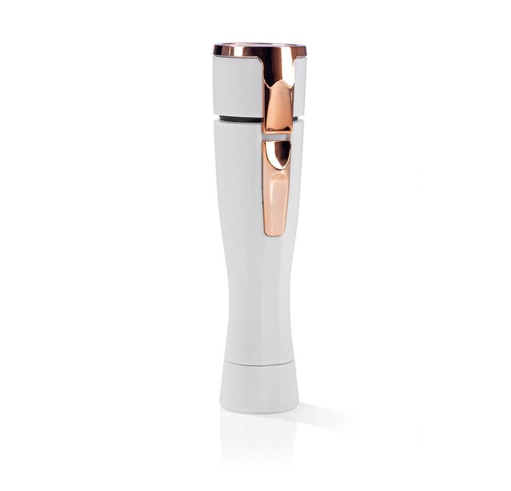 VITALmaxx Elektrogesichtshaarentferner Haarentferner - Perfect Shave, Haarentfernung ohne Rötung & Schmerzen LED-Licht Augenbrauen Oberlippe