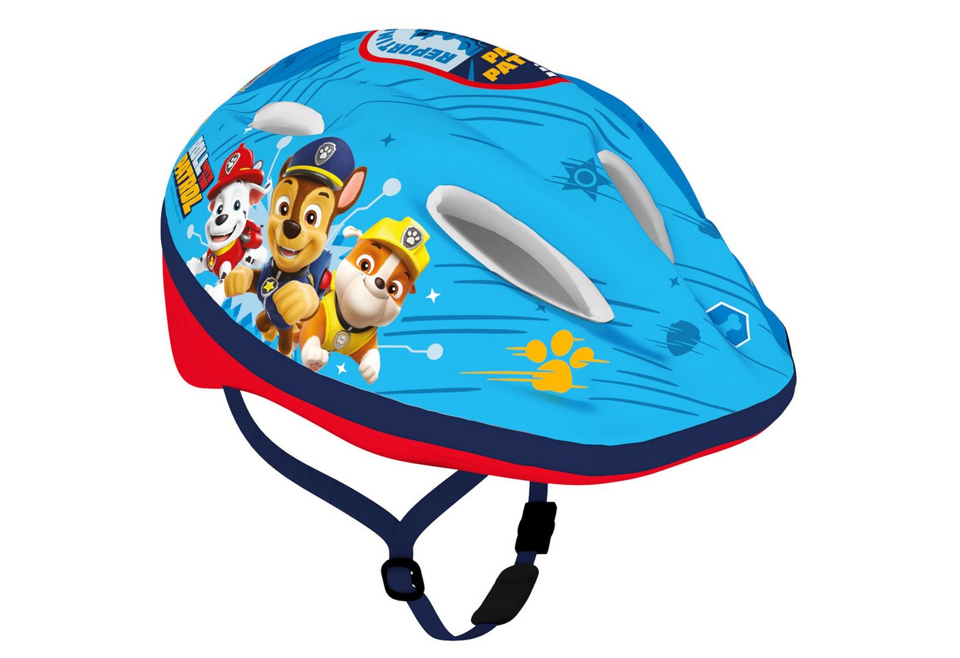 PAW PATROL Kinderfahrradhelm Paw Patrol Blauer Kinderfahrradhelm, für Jungen, verstellbar 52-56 cm Bild 5