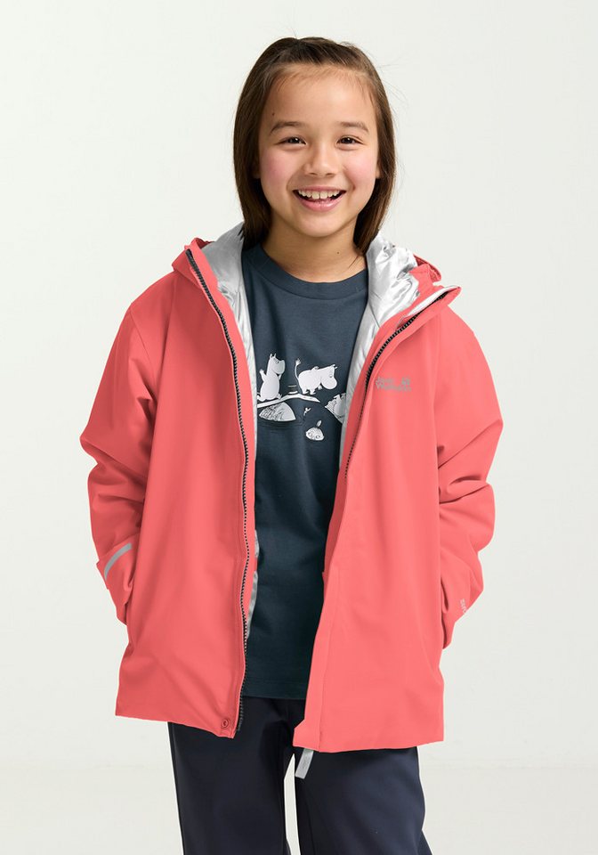 Jack Wolfskin Skijacke FLOWLINE JKT KIDS Kinderskijacke, wasserdicht, winddicht Bild 3