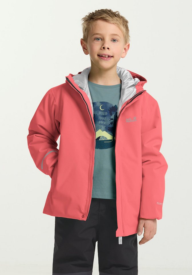 Jack Wolfskin Skijacke FLOWLINE JKT KIDS Kinderskijacke, wasserdicht, winddicht Bild 4