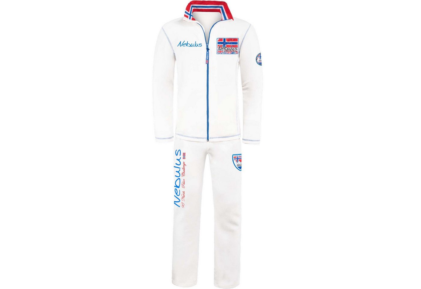 Nebulus Jogginganzug MANGONY, Q1141 - Herren, weiß, L Bild 2