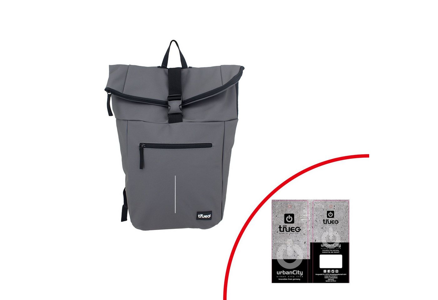 DYX Koffer DYX Freitzeitrucksack Bennie dunkelgrau Bild 3