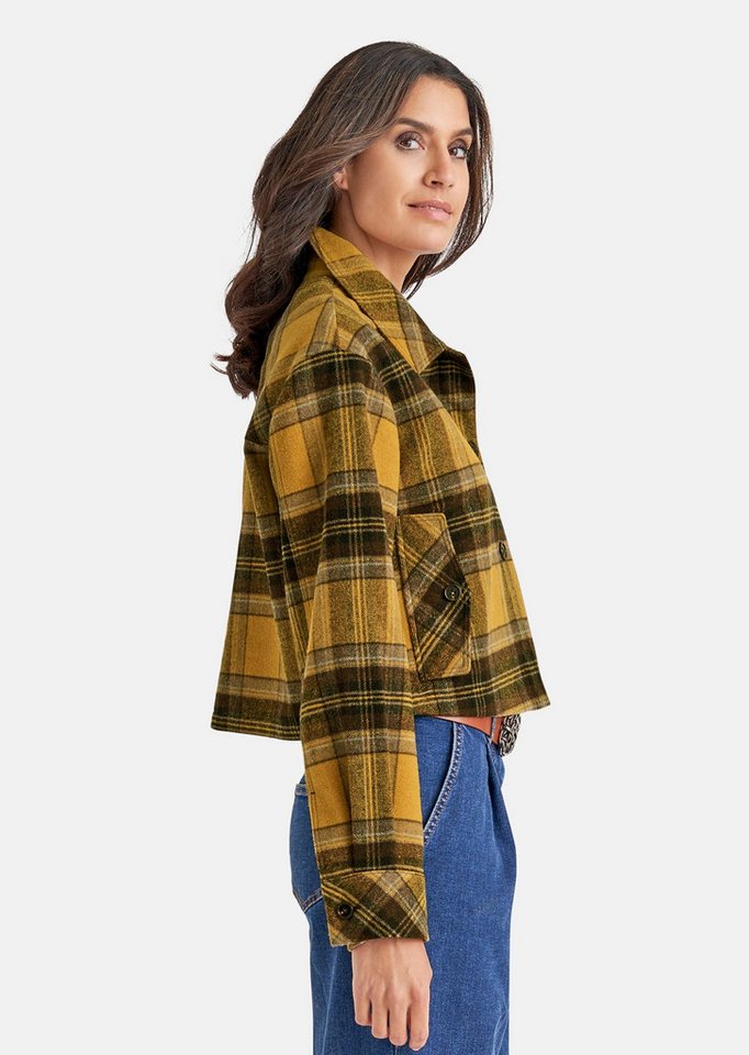 MADELEINE Outdoorjacke Kurzes Shacket im Karodesign Bild 2
