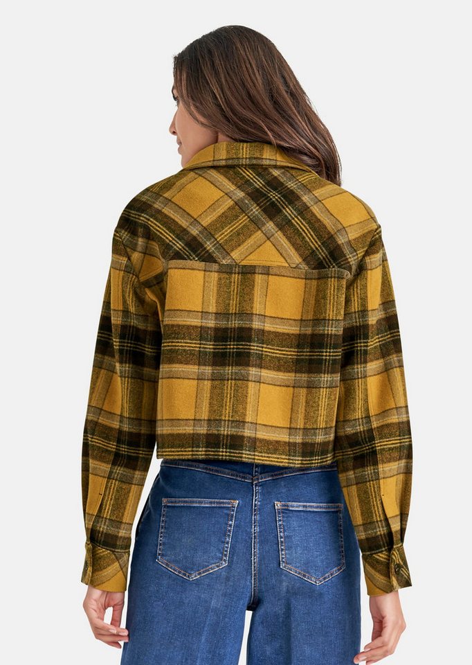 MADELEINE Outdoorjacke Kurzes Shacket im Karodesign Bild 5