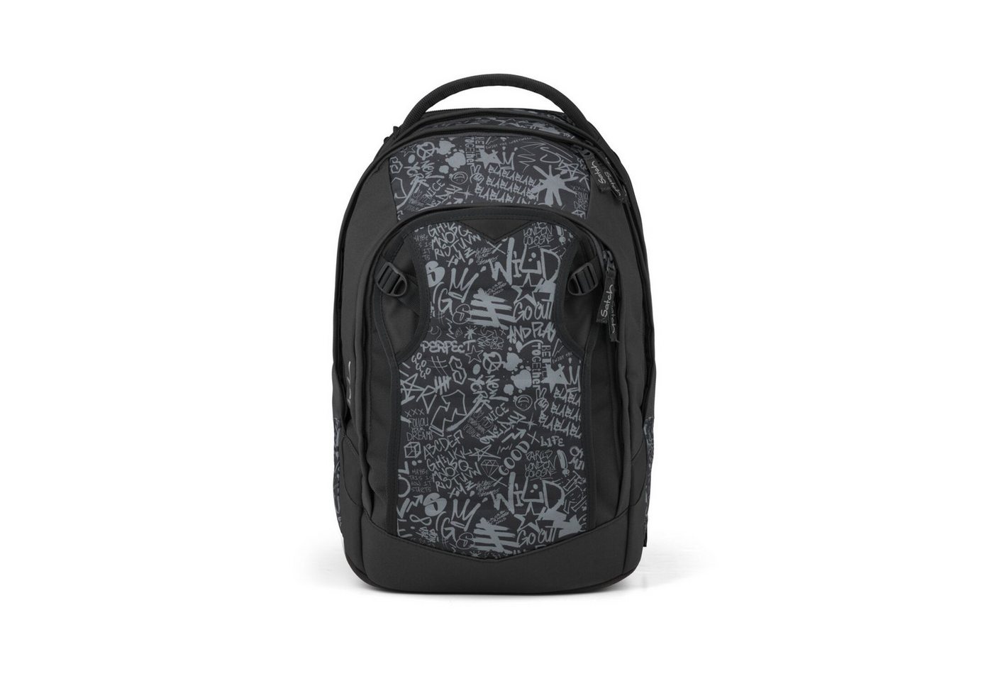 Satch Schulranzen Schulrucksack-Set MATCH PLUS Street Ink 2-teilig (2-teilig), Schulranzen, ergonomisch, 30 + 5 Liter, 4 Fächer Bild 4