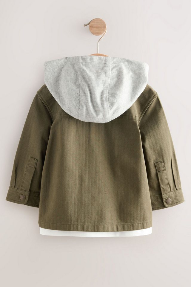 Next Outdoorhemd Hemdjacke mit Kapuze und T-Shirt, 2er-Set (2-tlg) Bild 3