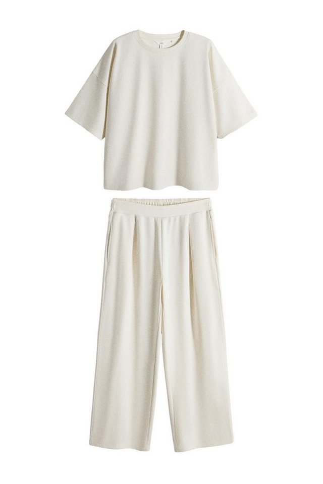 The Set Freizeitanzug The Set T-Shirt und Jogginghose, 2-teiliges Set (2-tlg)