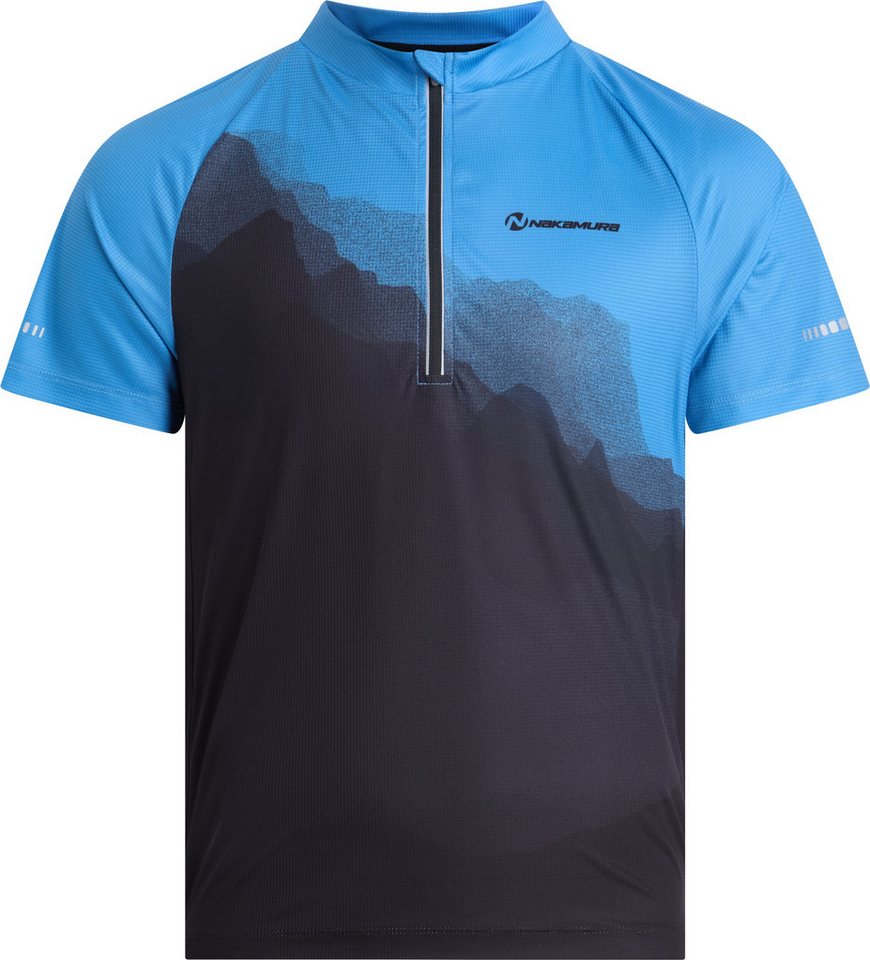 NAKAMURA Radtrikot He.-Fahrrad-Trikot Tibo II M AOP/BLUE