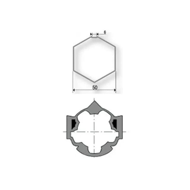 Adapter SW50 Sechskantwelle Für 50mm Somfy Motoren