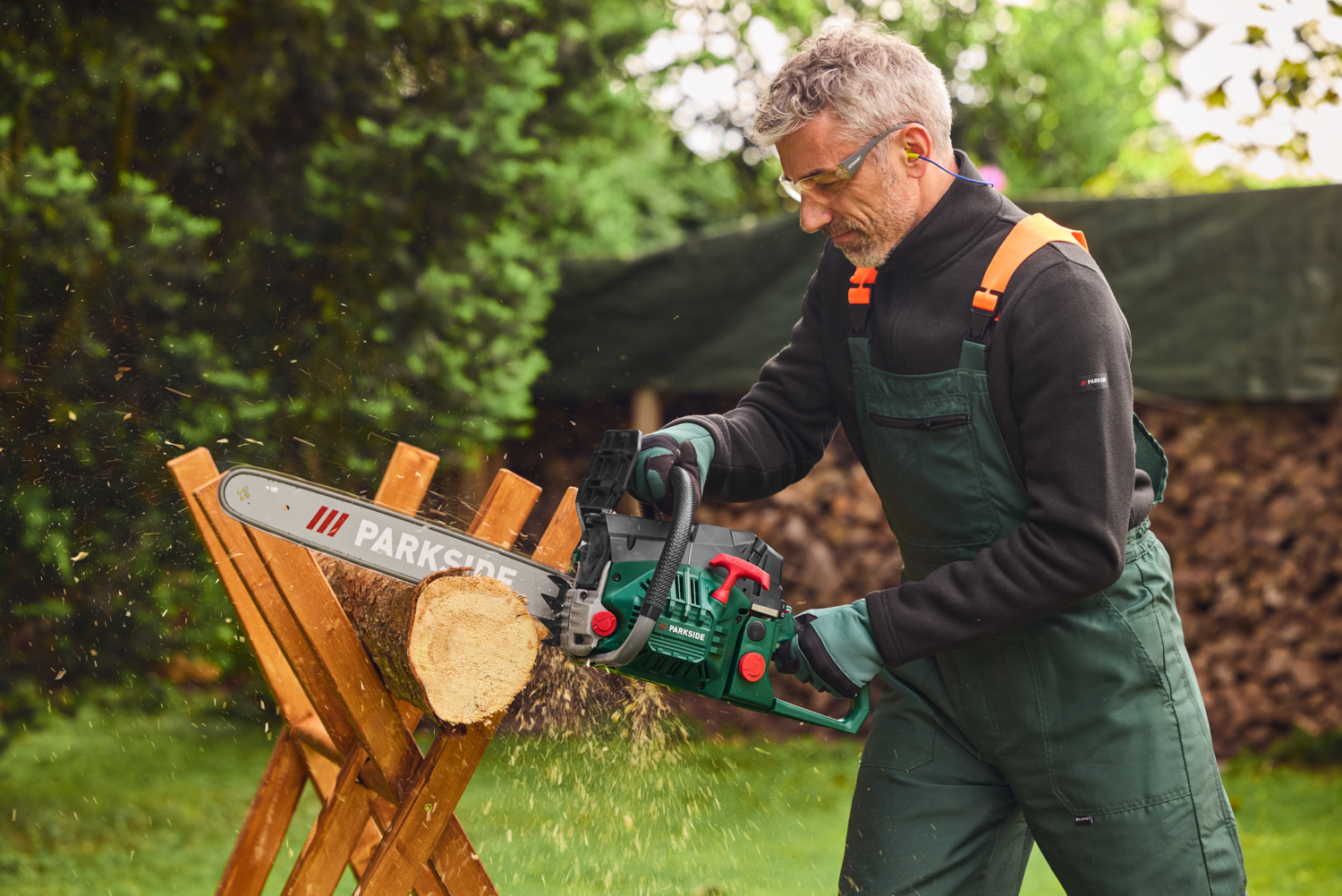 PARKSIDE® Benzin-Kettensäge »PBKS 53 C4« Bild 3