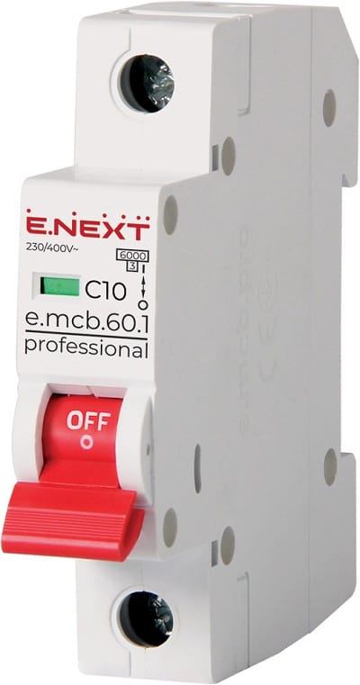 E.NEXT p042007 Sicherungsautomat PRO 1P C 10A 6kA 230/400V AC