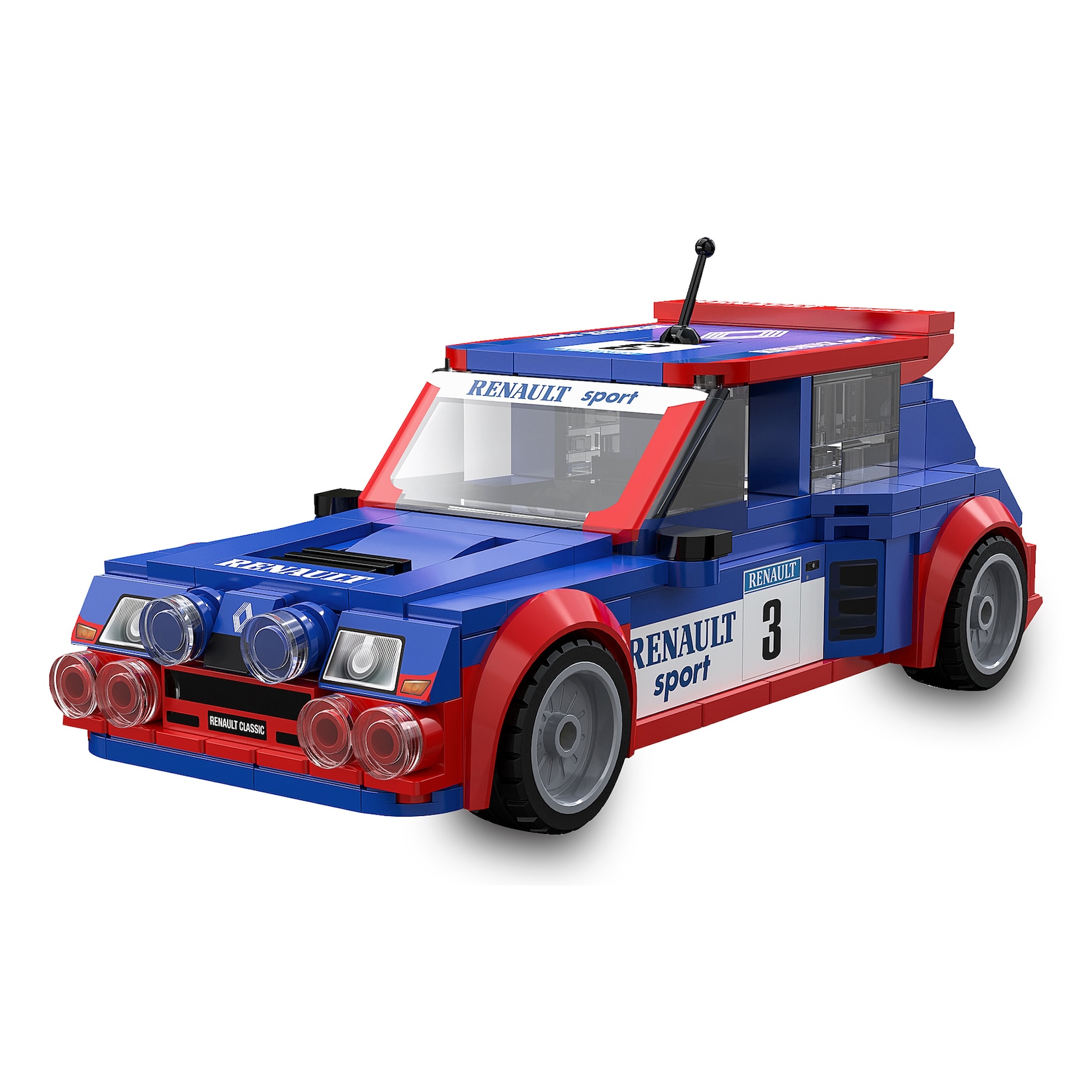 JAMARA-402933 CaDA Renault 5 Maxi Turbo 1:24 Bricks