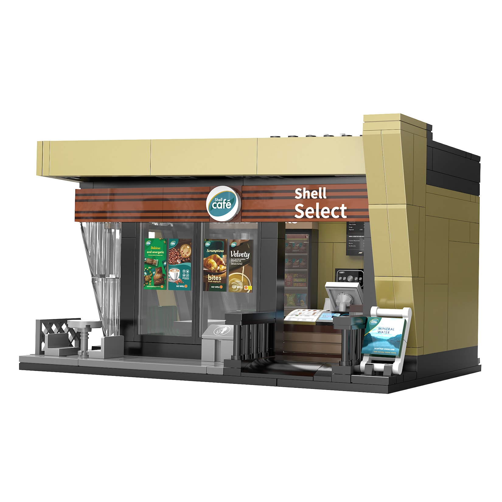 JAMARA-402938 CaDA Shell Select Café 1:30 Bricks