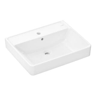 Hansgrohe - Xanuia q Waschtisch 600x480mm mit Hahnloch und Überlauf, Weiß