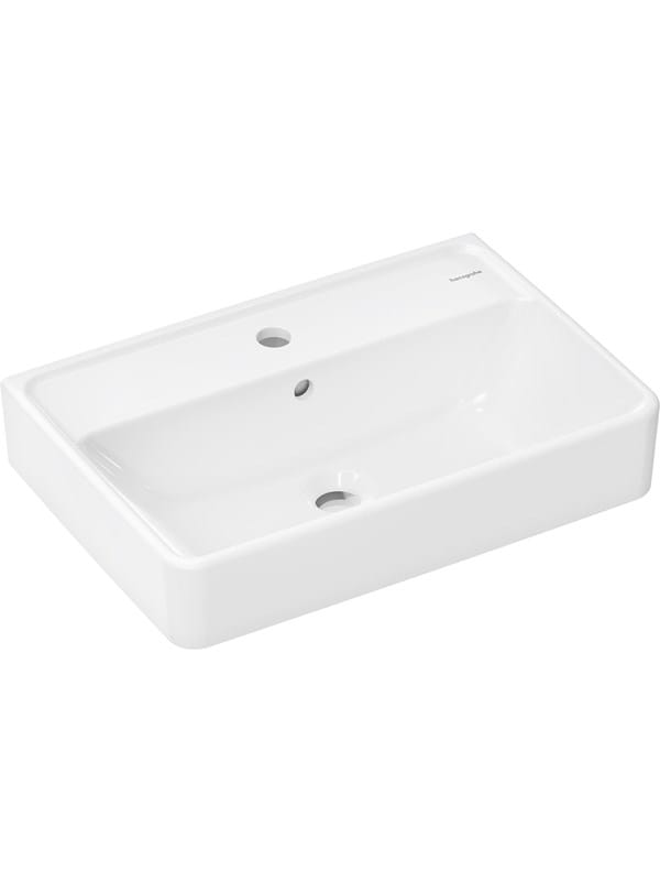 Xanuia q Waschtisch Compact, 1 Hahnloch, mit Überlauf, - Hansgrohe