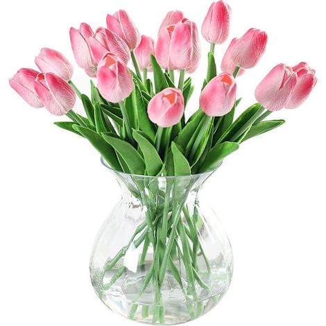 10 Realistische Künstliche Latex-tulpen - Nur Künstliche Blumen