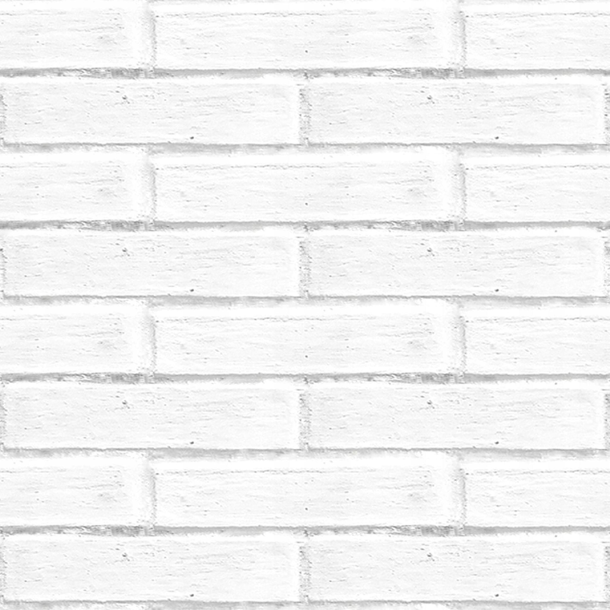 Wallarena Vliestapete Weiße Ziegelwand 3d-optik, Für Wohnzimmer Und Schlafzimmer, 10 M X 50 Cm – Inkl. Kleister & Anleitung
