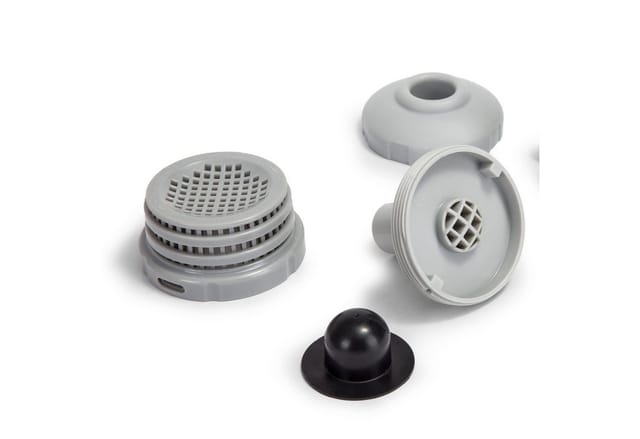 Intex Anschluss-Set Ø 32 mm - kompatibel mit Wasserbelebung grau Anschluss-Set