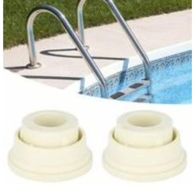 Gummi-Poolleiter-Stoßfänger, 2-teiliger sicherer Ersatz für Poolleiter, einfach zu installieren, exquisite Verarbeitung, Poolleiter-Stoßfänger-Set