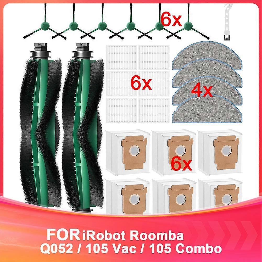 25 Ersatzteile Für Irobot Roomba Q052 / 105 Vac / 105 Combo Saugroboter, Zubehör Q0520 Und 105