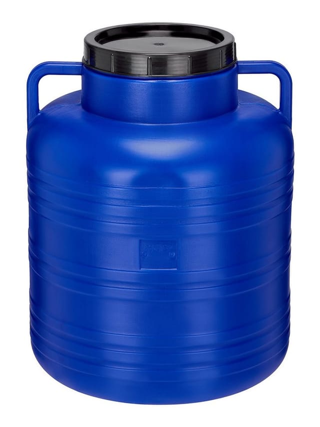 Garronda 80 Liter BPA-freies Fass und Futtertonne, Weithalsfass, Wassertank und Behälter mit Deckel für Sauerkraut sowie Surfass Pökelfass für