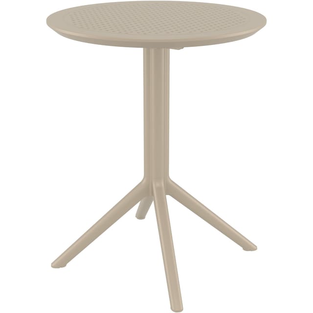 Klapptisch Sky taupe rund