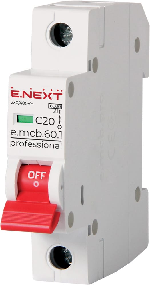 E.NEXT p042009 Sicherungsautomat PRO 1P C 20A 6kA 230/400V AC