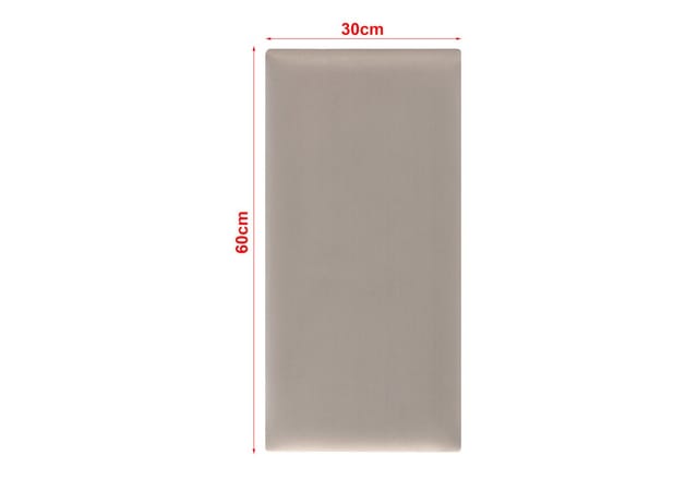 [neu.haus] - Wandkissenset Carpino 3-tlg. Samt 60x30 cm Hellgrau