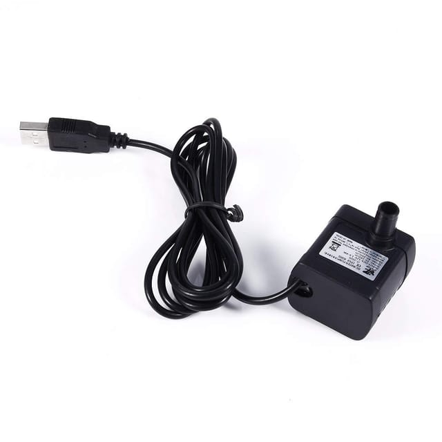 Ej.life - Mikro-Tauchwasserpumpe, Mini-Druckerhöhungspumpe mit usb, bürstenloser DC-Motor, Springbrunnenpumpe für Aquarium, Schwimmbad, Teich,