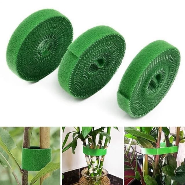 3er-Pack wiederverwendbare Pflanzenbinder aus Nylon für Gartenpflanzen, Blumenzweige, Tomaten, Pflanzenstützen für drinnen und draußen für