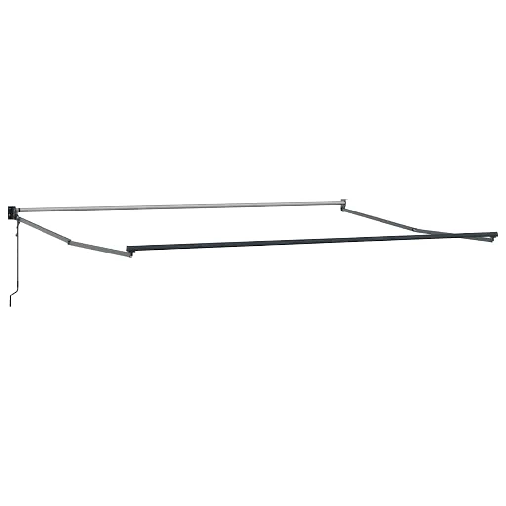 Ausziehbarer Sonnenschirmrahmen Anthrazit 400 X 300 Cm Vidaxl