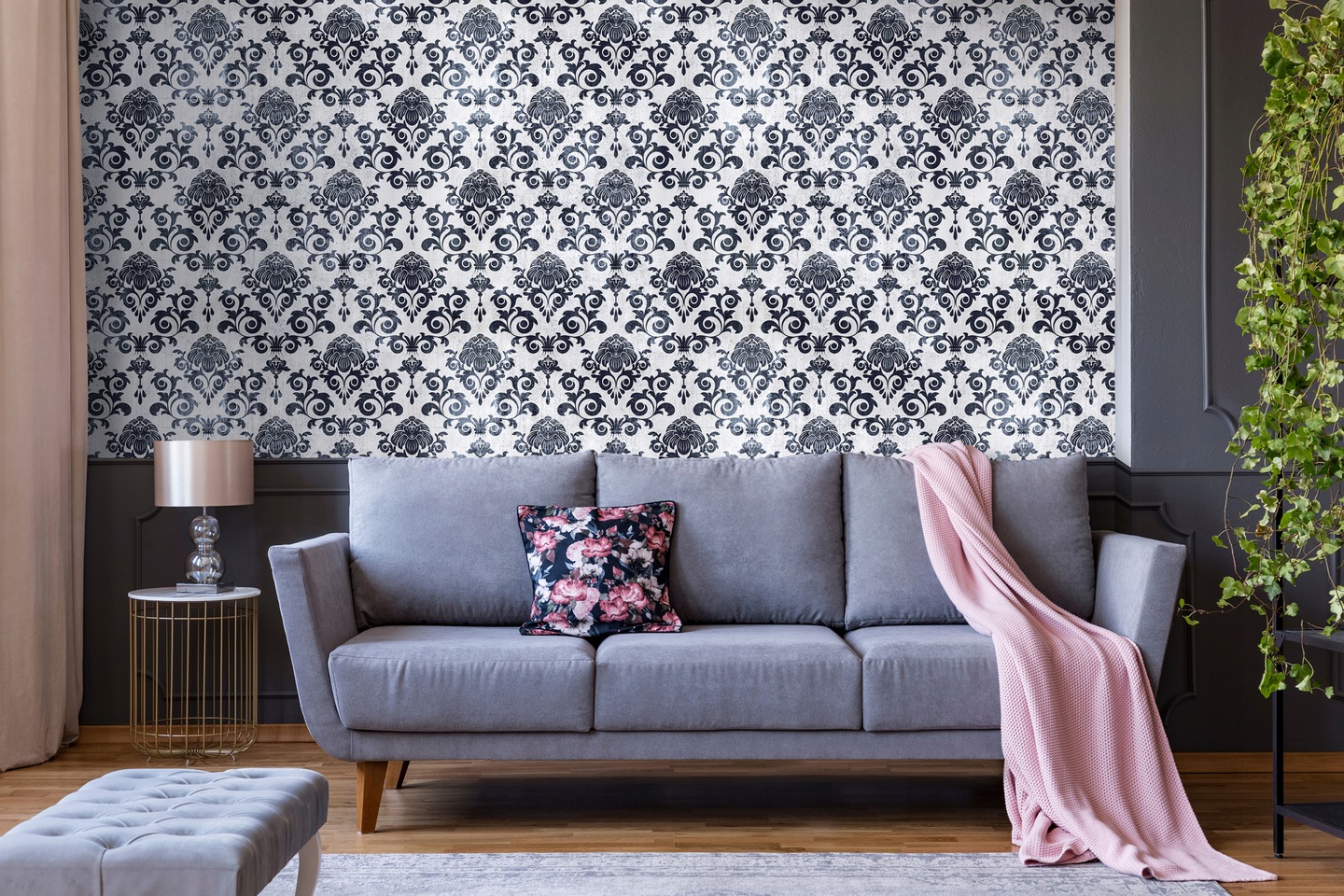 Wallarena Vliestapete Ornament Beton Glamour, Für Wohnzimmer Und Schlafzimmer, 10 M X 50 Cm – Inkl. Kleister & Anleitung