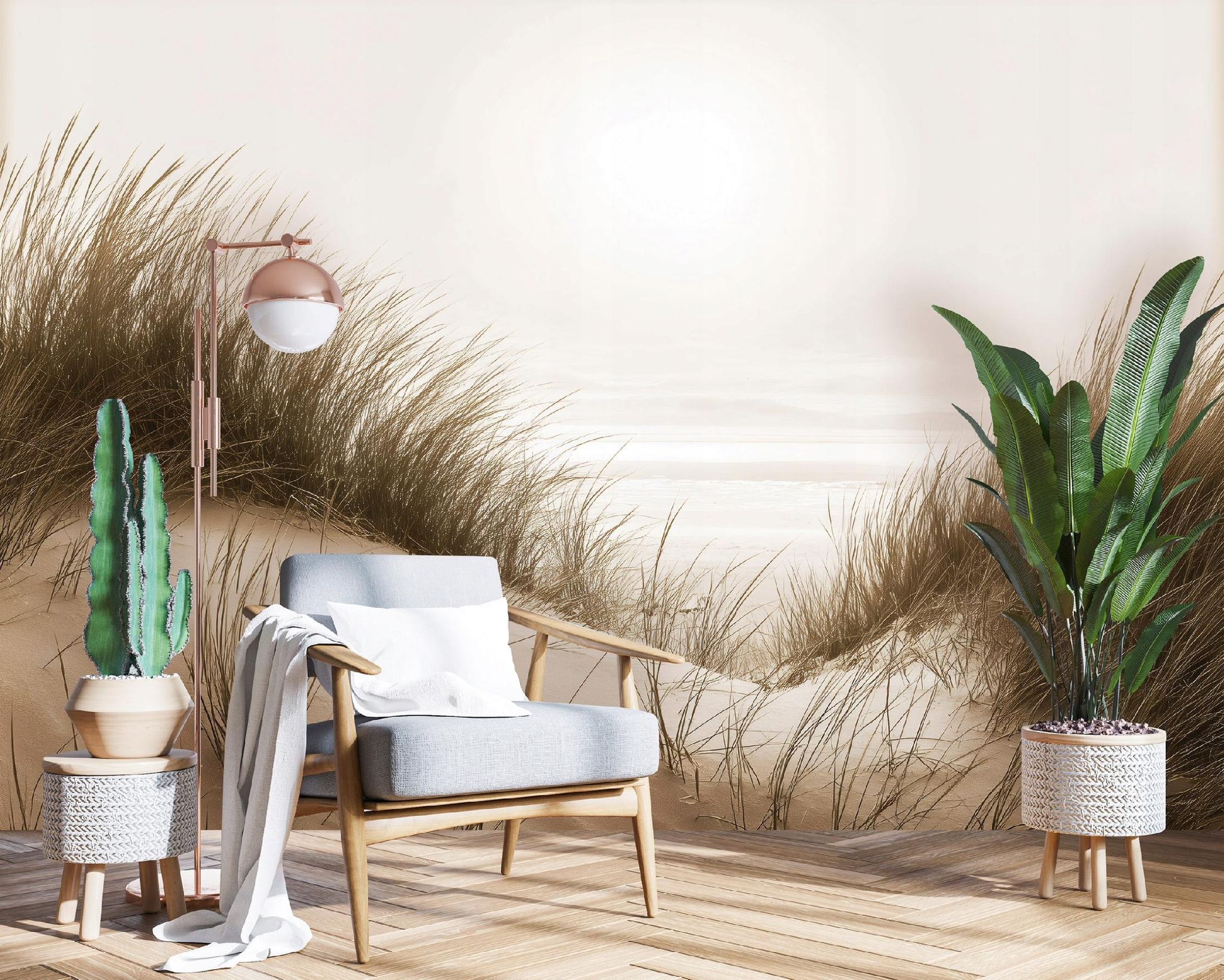 Fototapete Strand Meer Wüste Landschaft, Für Wohnzimmer Und Schlafzimmer, 250 X 175 Cm – Komplettset Inkl. Kleister & Anleitung