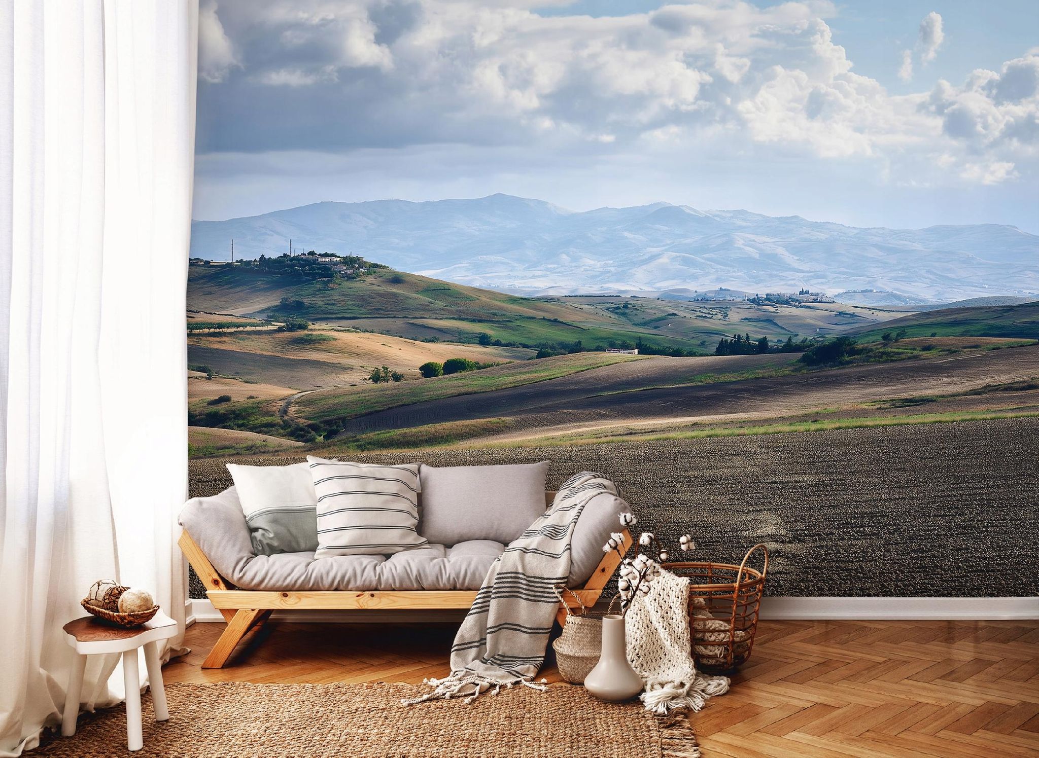Fototapete Landschaft Feld Natur, Für Wohnzimmer Und Schlafzimmer, 150 X 105 Cm – Komplettset Inkl. Kleister & Anleitung