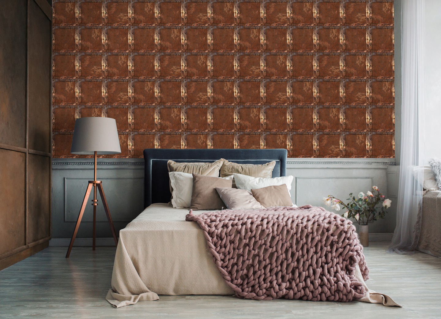 Wallarena Vliestapete Rost Metall Betonoptik, Für Wohnzimmer Und Schlafzimmer, 10 M X 50 Cm – Inkl. Kleister & Anleitung