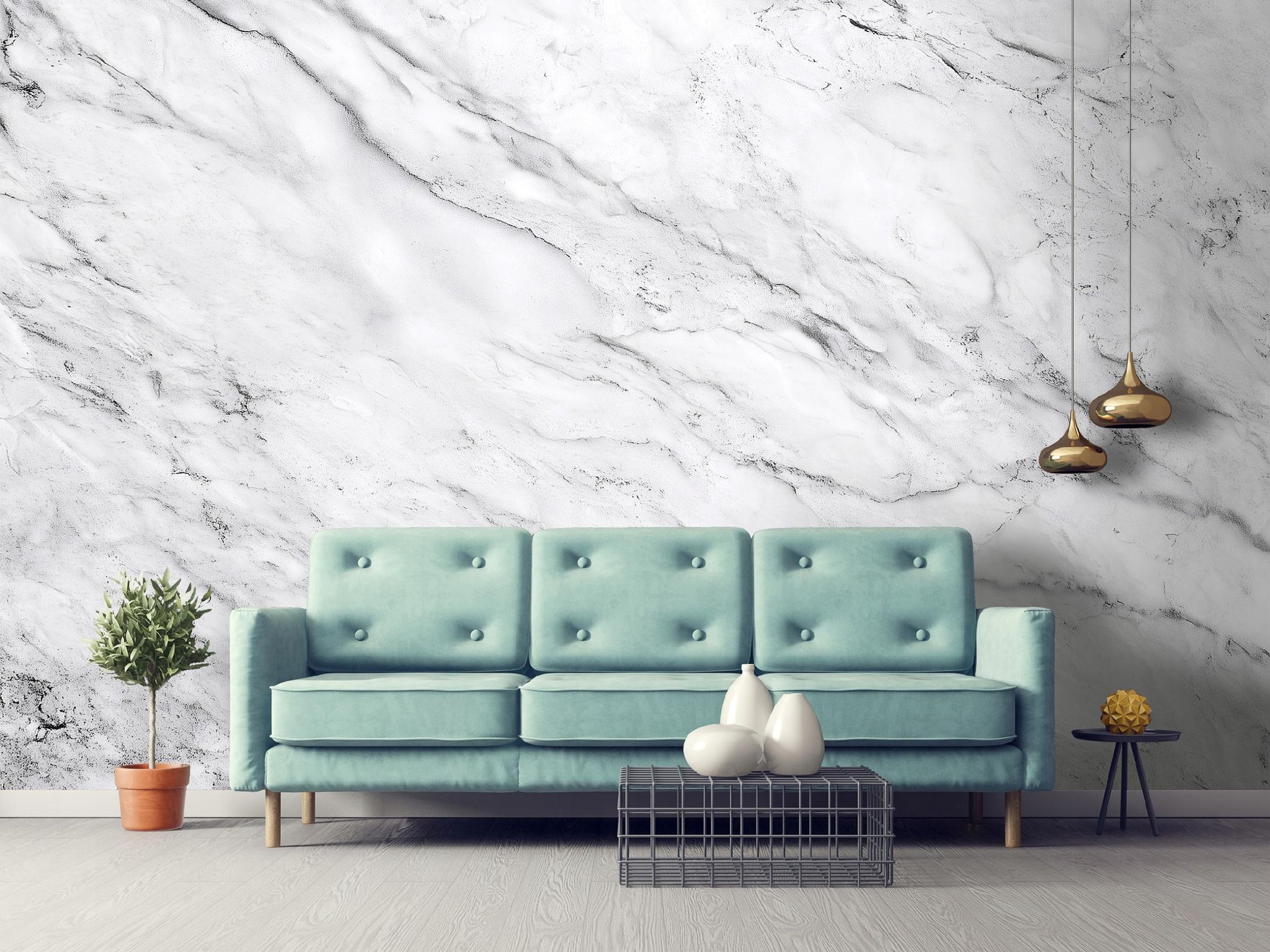 Fototapete Marmor Grau Stein, Für Wohnzimmer Und Schlafzimmer, 150 X 105 Cm – Komplettset Inkl. Kleister & Anleitung