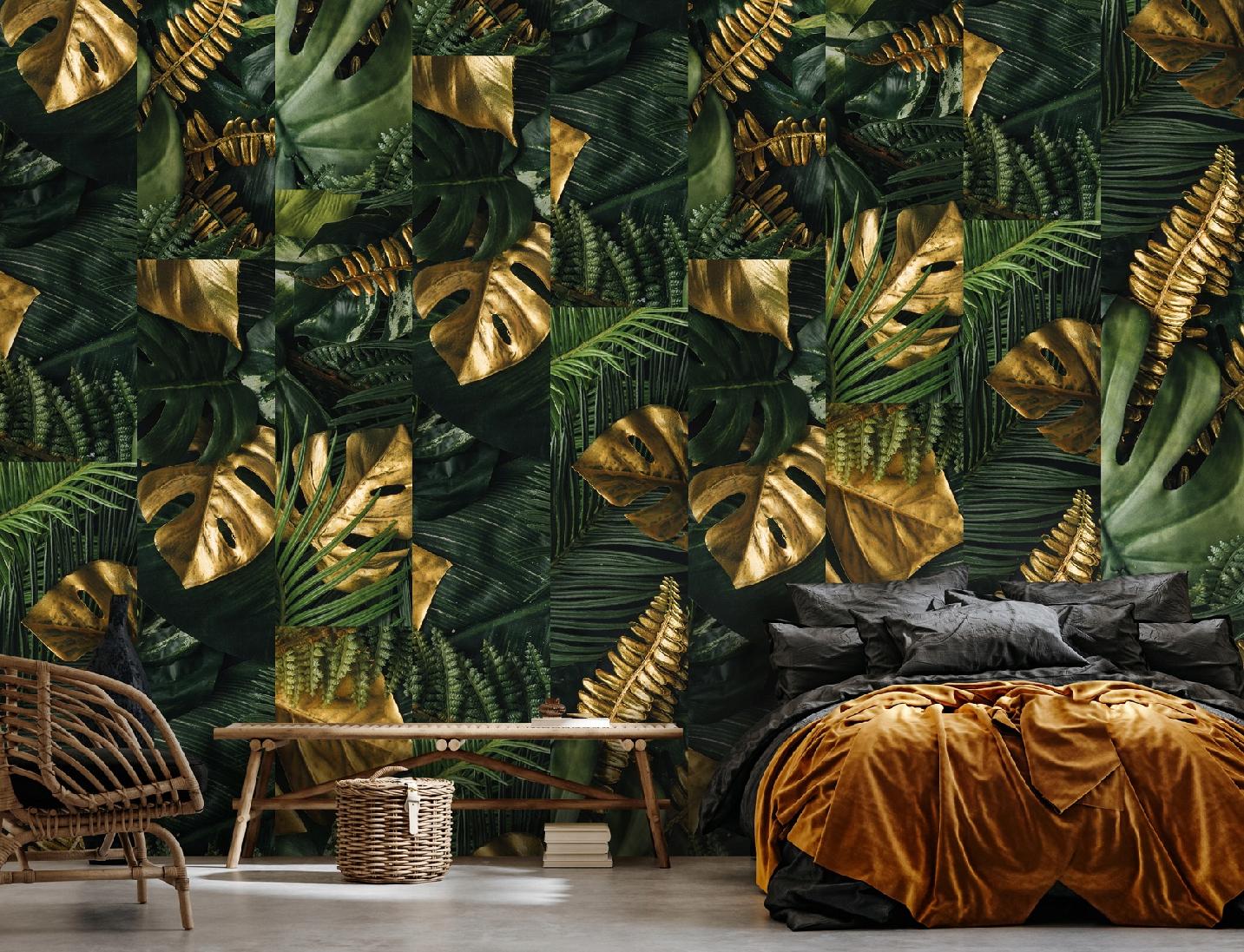 Wallarena Vliestapete Grüne Monstera-blätter, Für Wohnzimmer Und Schlafzimmer, 10 M X 50 Cm – Inkl. Kleister & Anleitung