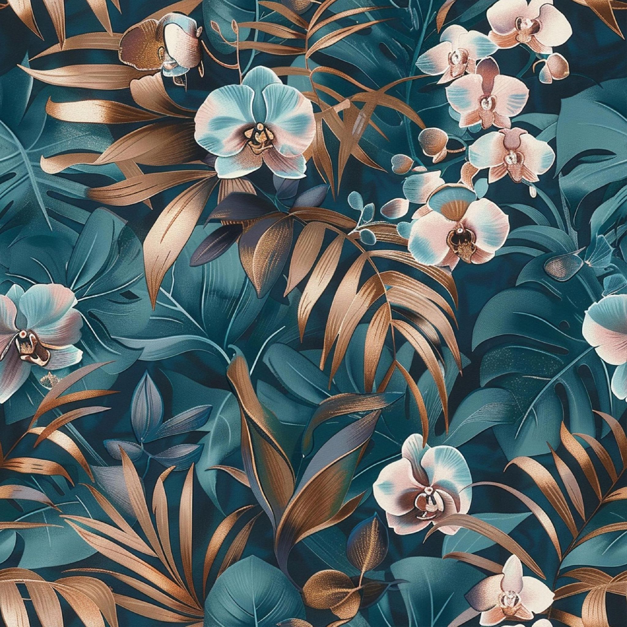 Wallarena Vliestapete Tropische Blätter Blumen, Für Wohnzimmer Und Schlafzimmer, 10 M X 50 Cm – Inkl. Kleister & Anleitung