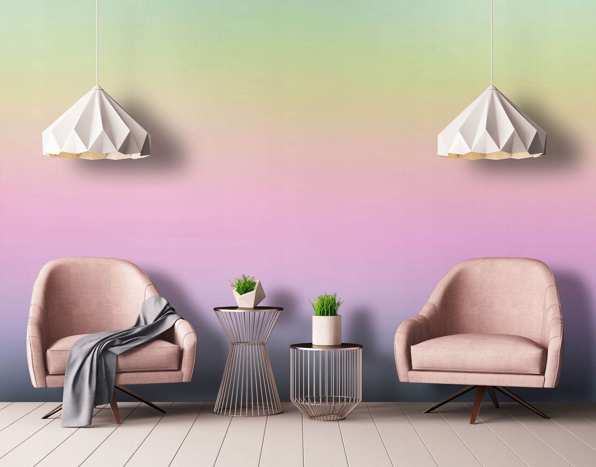 Fototapete Pastell Abstrakt, Für Kinderzimmer, 350 X 250 Cm – Komplettset Inkl. Kleister & Anleitung