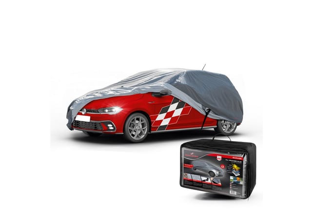 Walser - Autoplane All Weather Plus, PKW-Abdeckplane Größe m grau
