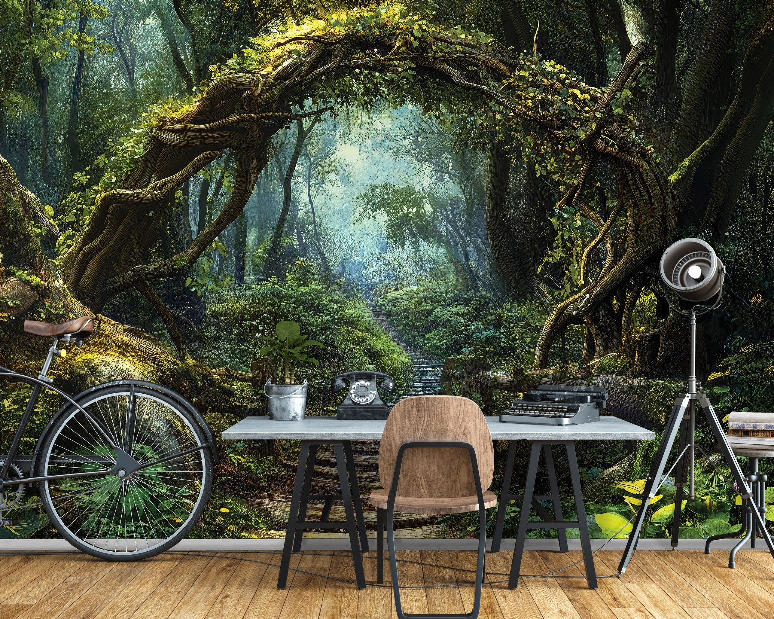 Fototapete Straße Wald Natur Bäume, Für Wohnzimmer Und Schlafzimmer, 150 X 105 Cm – Komplettset Inkl. Kleister & Anleitung