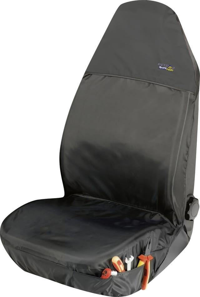 Walser Autositzbezug Outdoor Sports Vordersitz schwarz Sitzbezug