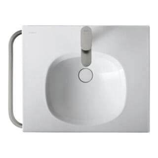 Duravit - Wave - Waschtischarmatur mit Ablaufgarnitur, Edelstahl gebürstet WA1020001070