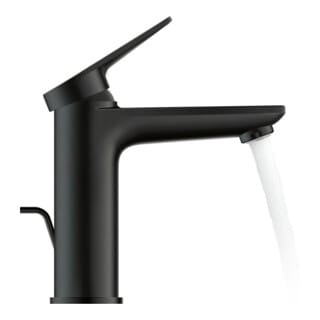 Duravit - Wave - Waschtischarmatur mit Ablaufgarnitur, schwarz matt WA1020001046