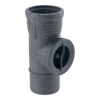 Geberit - Silent-Pro Reinigungsstück 90 Grad mit runder Serviceöffnung Außendurchmesser 160mm